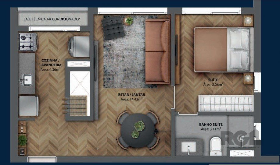 Apartamento, 1 quarto, 39 m² - Foto 23