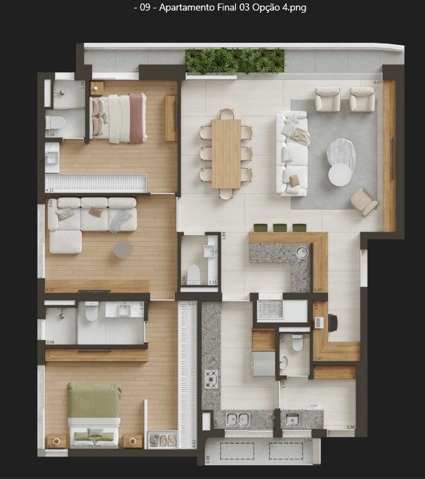 Apartamento, 3 quartos, 136 m² - Foto 12