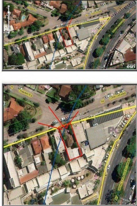 Terreno plano com 439m², localizado na Avenida Copacabana, no limite entre os bairros Tristeza e Assunção