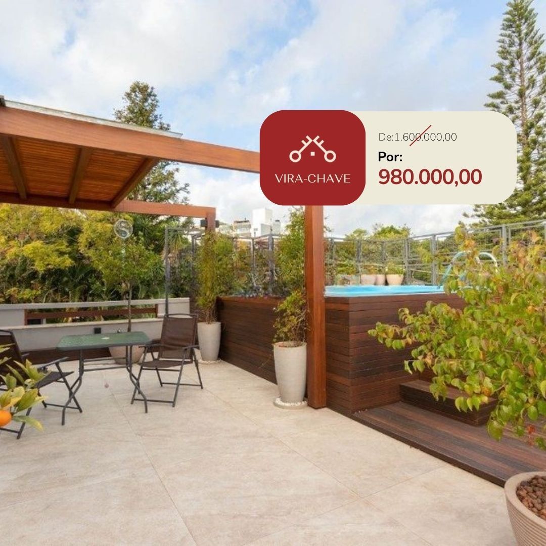 Cobertura para Venda - 234.17m², 3 dormitórios, sendo 1 suites, 2 vagas - Cristal