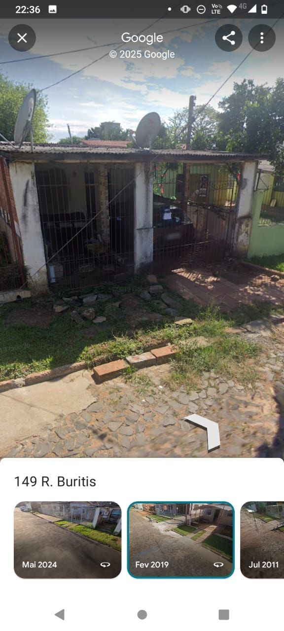 Casa 3D 2 Vagas Pátio no Rosa Maria - Gravataí - desocupada, avariada.