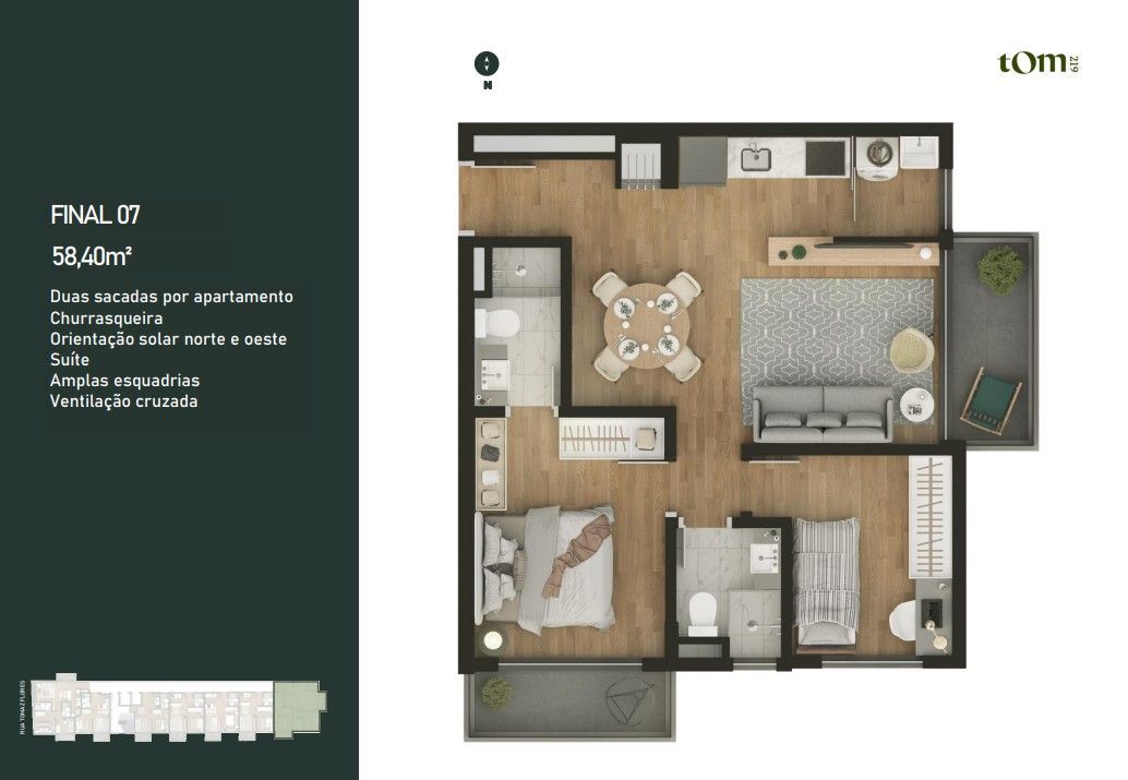 Apartamento, 2 quartos, 114 m² - Foto 21