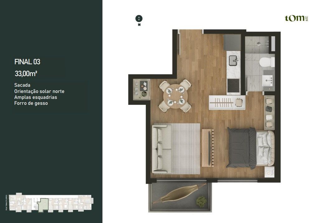 Apartamento, 1 quarto, 53 m² - Foto 19