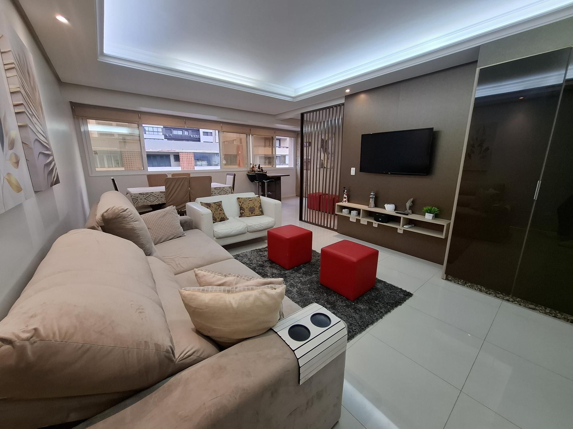 Apartamento 3 dormitórios mobiliado próximo ao mar em Torres RS