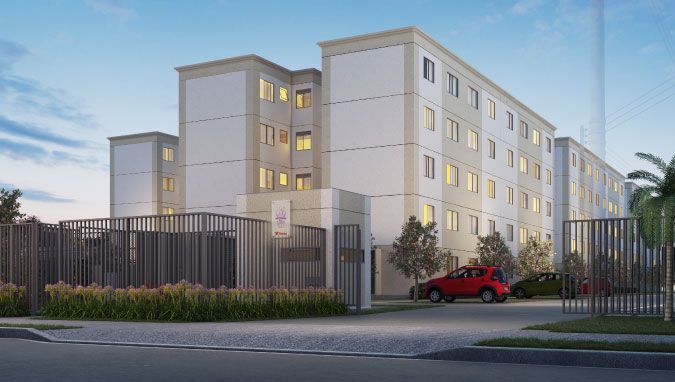 Apartamento à venda com 42m², 2 quartos, 1 vaga no bairro Restinga em Porto Alegre