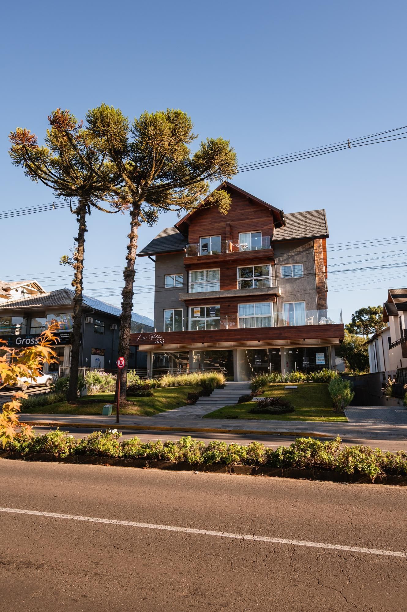 Apartamento 1 dormitório com churrasqueira em Gramado