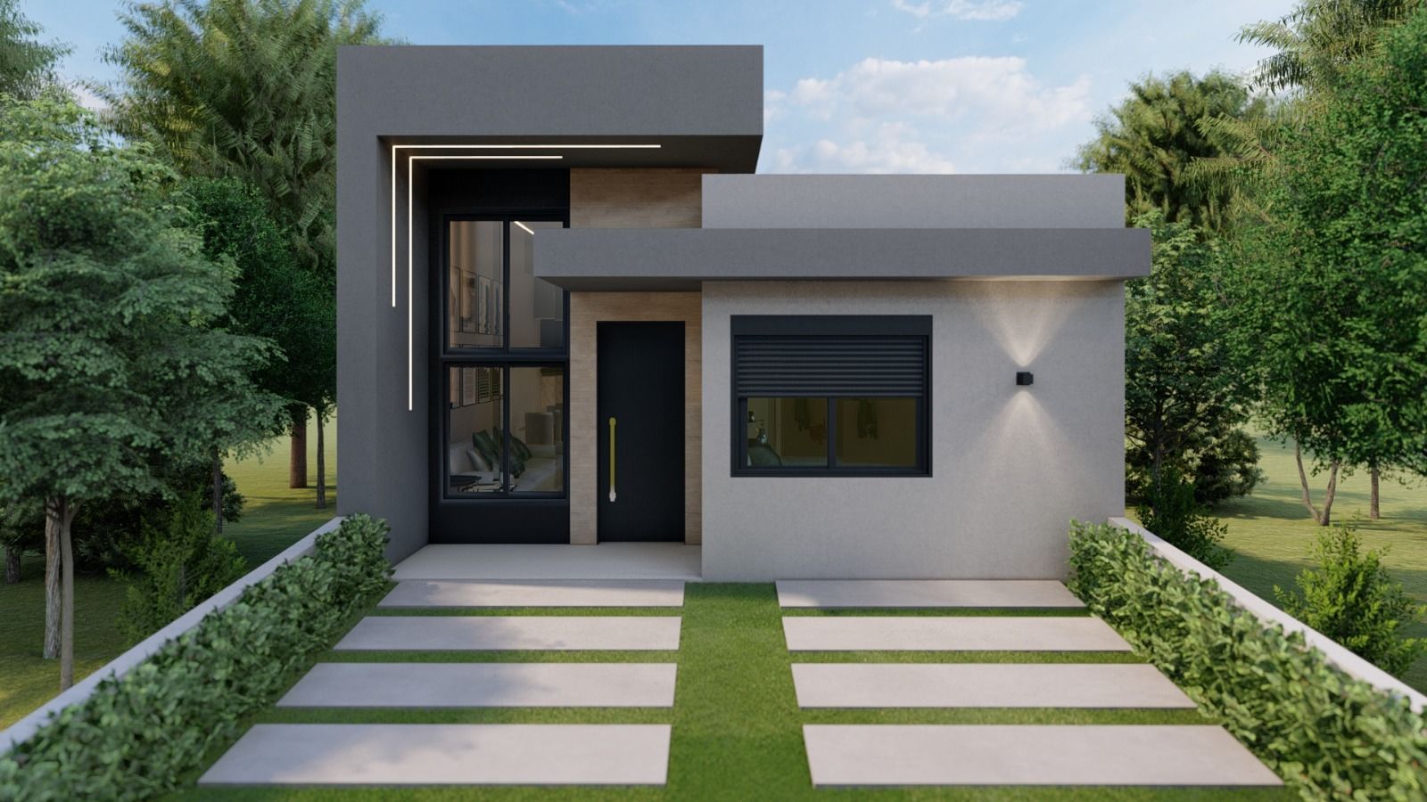 Casa térrea com 3 dormitórios ensolarada com pátio e churrasqueira em condomínio fechado no bairro Hípica