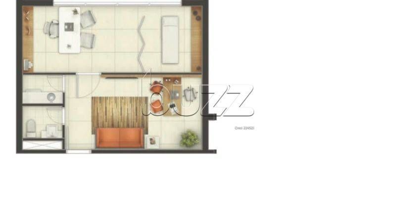 Sala-Conjunto, 40 m² - Foto 5