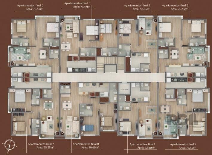 Apartamento, 2 quartos, 83 m² - Foto 6