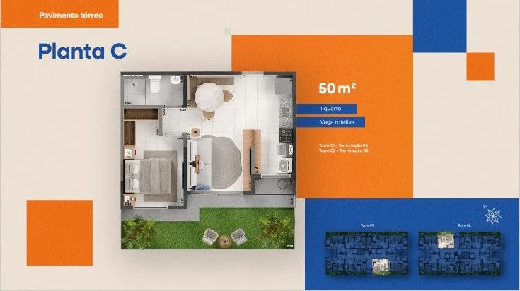 Apartamento, 2 quartos, 50 m² - Foto 25