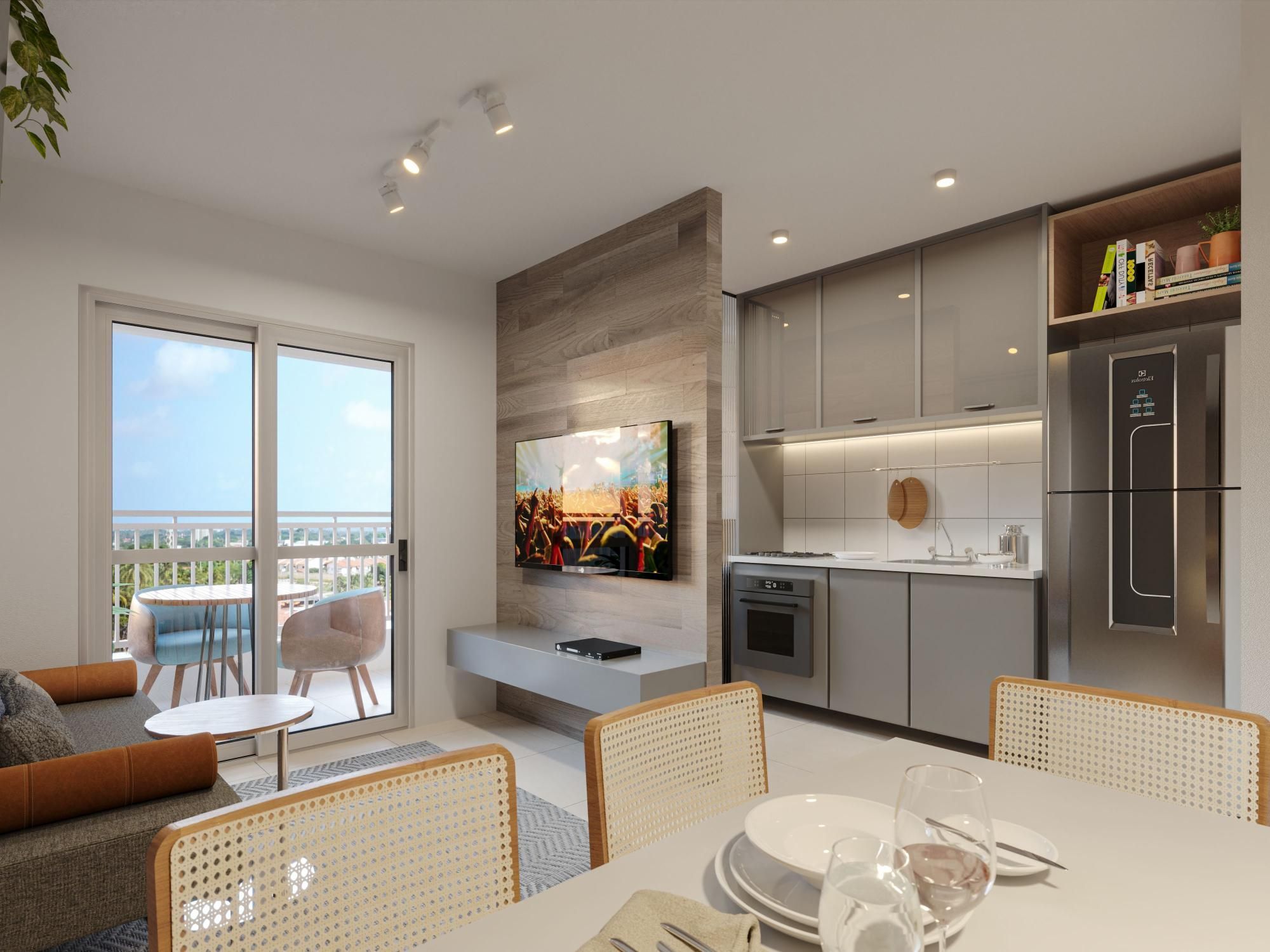 Apartamento de 2 quartos, 45m² no bairro encantada, em Eusébio | Eu Corretor