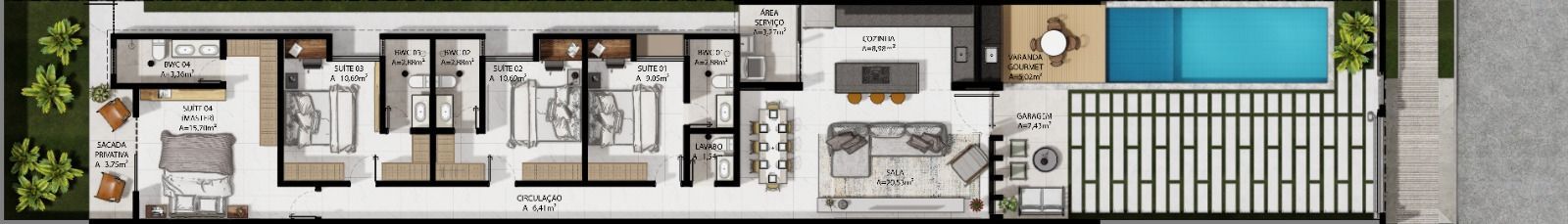 Casa de Condomínio à venda com 3 quartos, 118m² - Foto 8