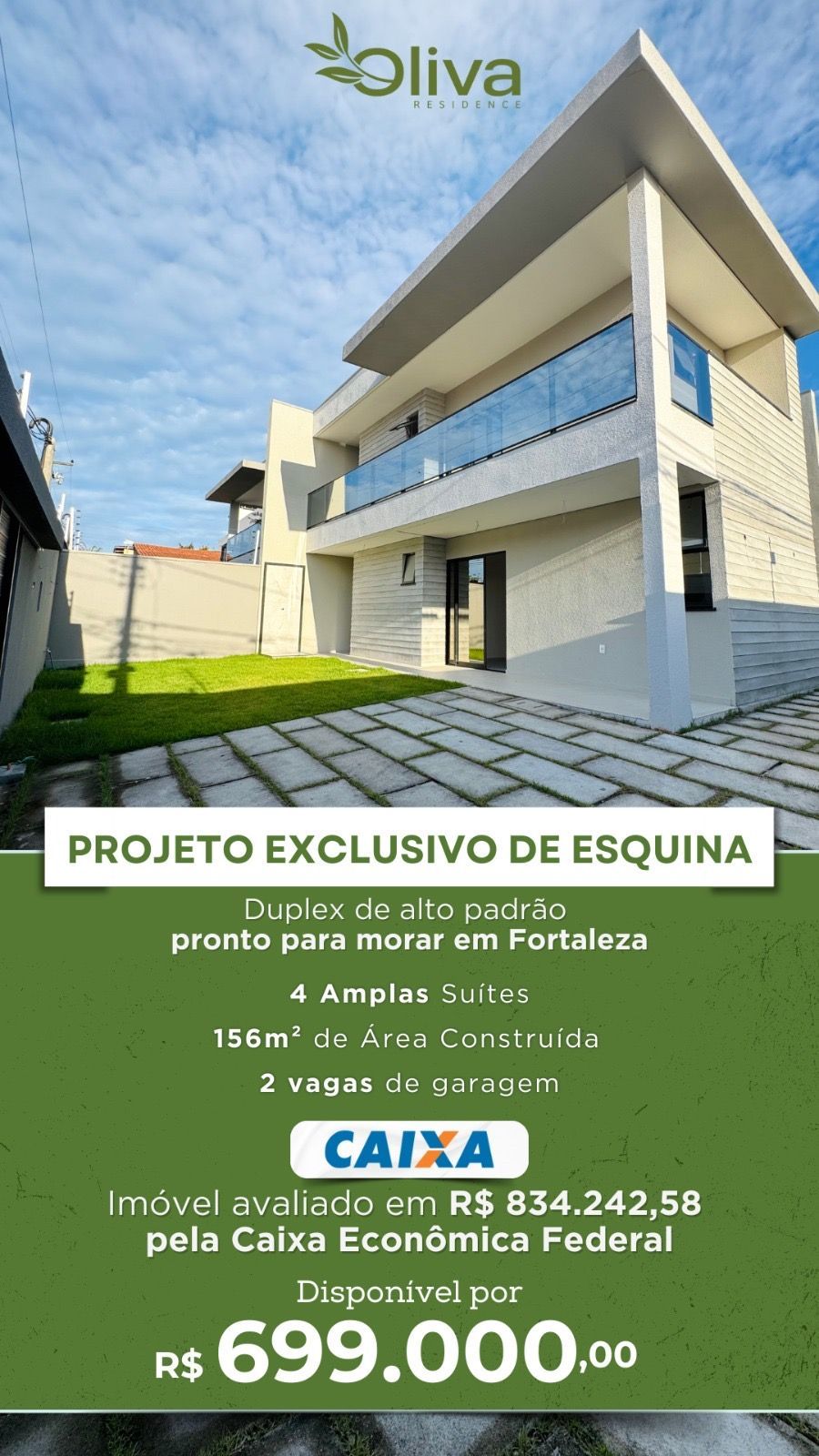 Casa de 4 quartos, 156m² no bairro Jardim das Oliveiras, em Fortaleza | Eu Corretor