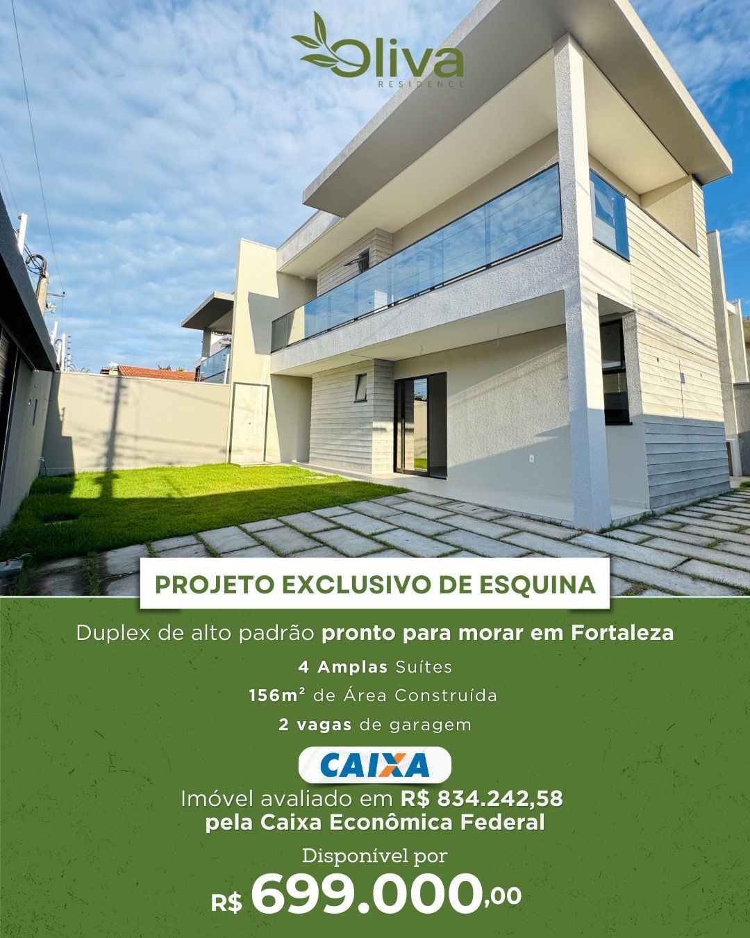 Casa de 4 quartos, 156m² no bairro Jardim das Oliveiras, em Fortaleza | Eu Corretor