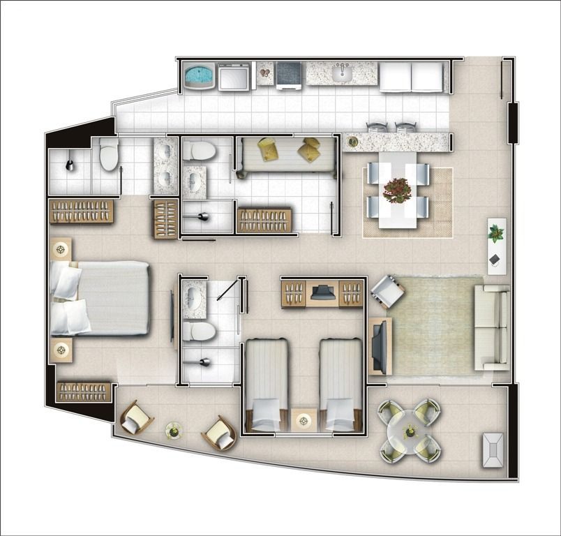 Apartamento, 3 quartos, 80 m² - Foto 43