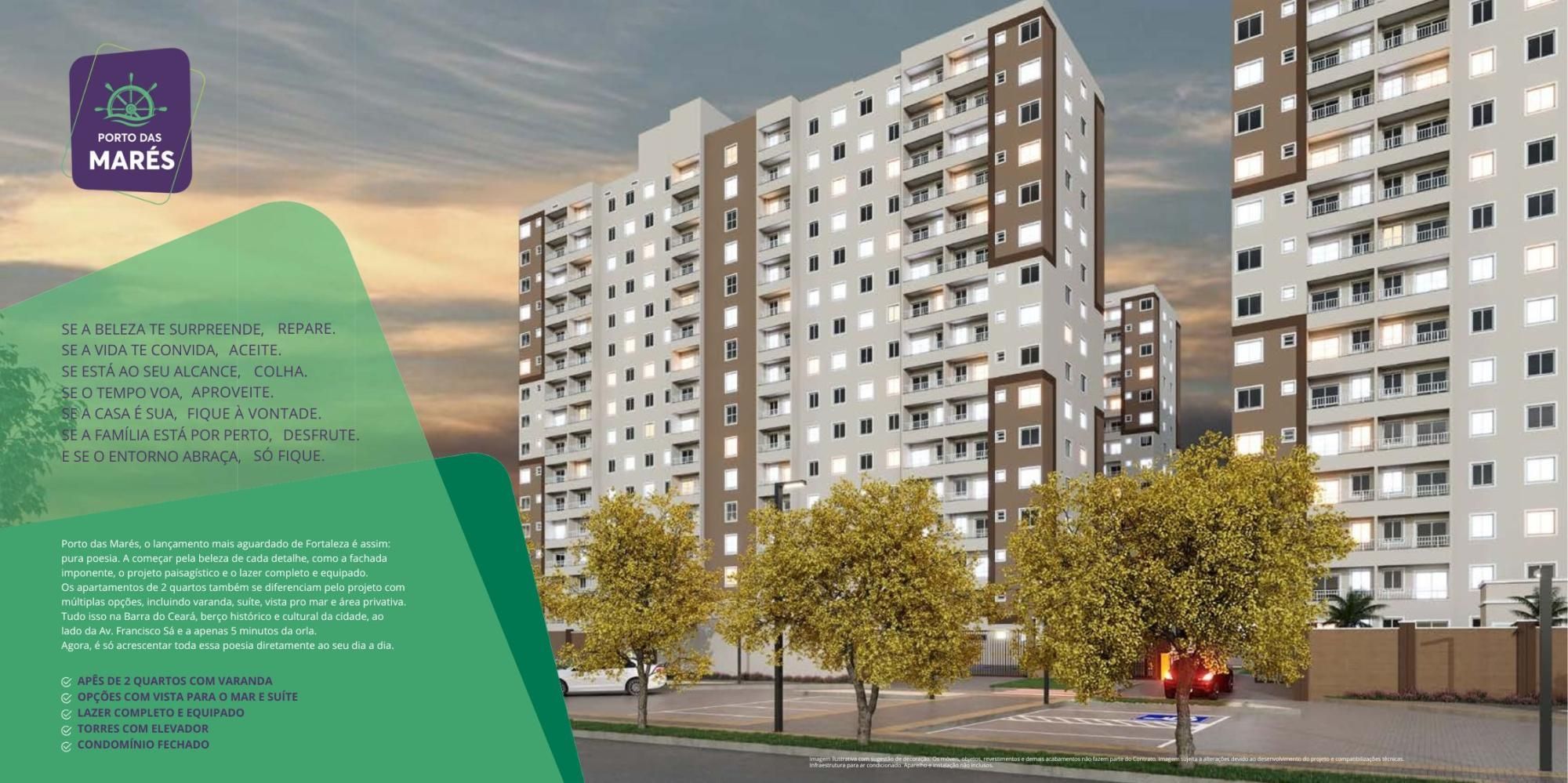Apartamento de 2 quartos, 39m² no bairro Barra do Ceará, em Fortaleza | Eu Corretor