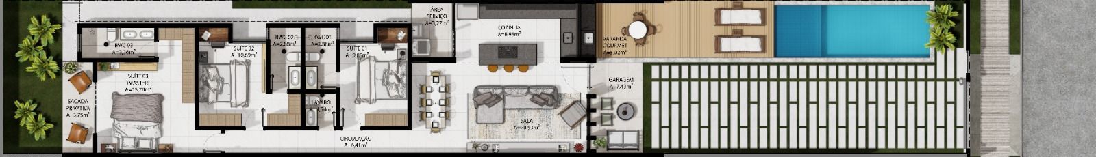 Casa de Condomínio à venda com 3 quartos, 118m² - Foto 9