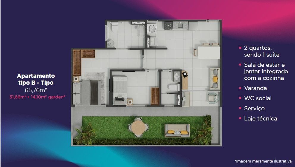 Apartamento, 2 quartos, 51 m² - Foto 23