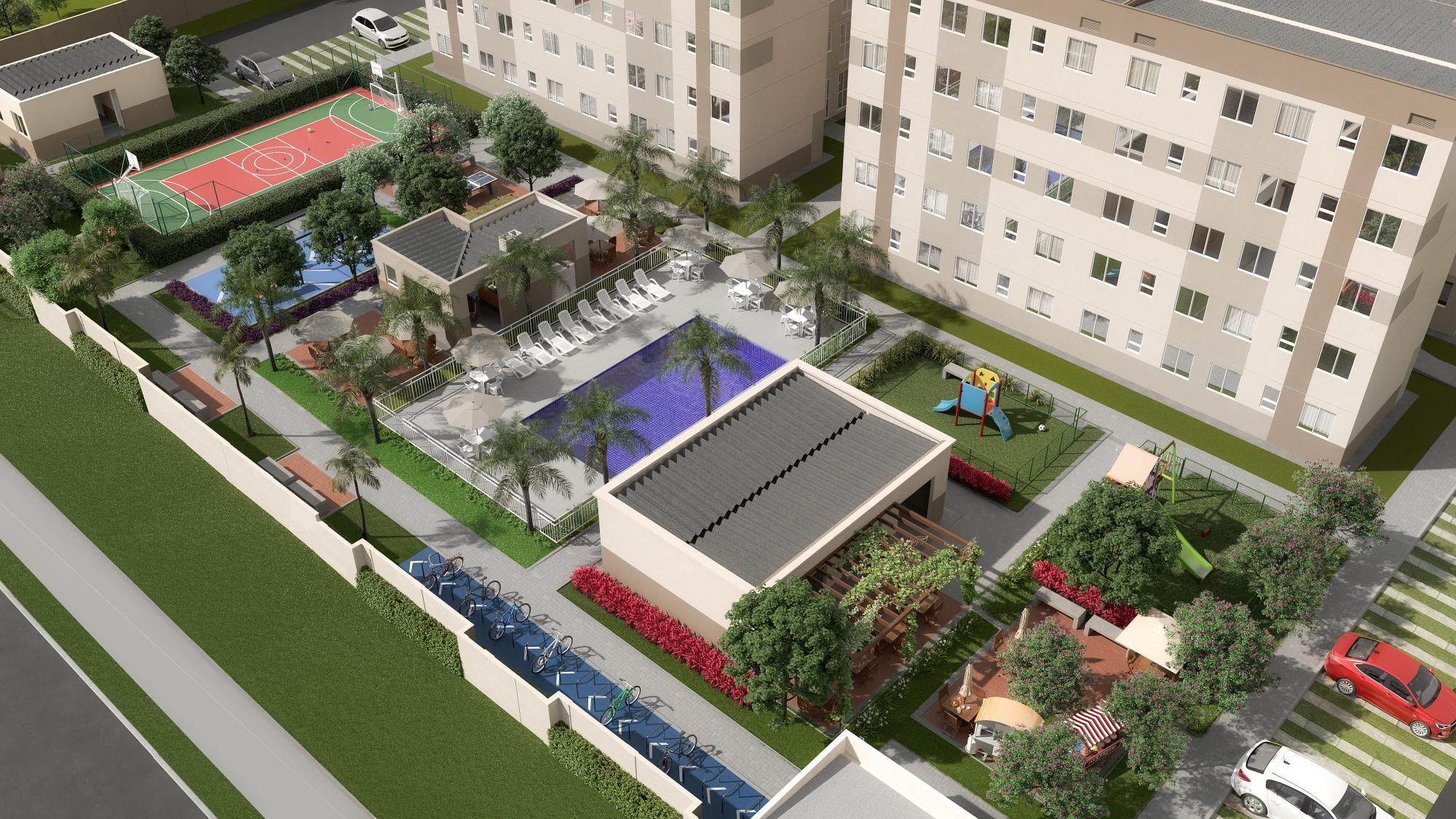 Apartamento de 2 quartos, 40m² no bairro Parque Tijuca, em Maracanaú | Eu Corretor