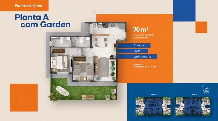 Apartamento, 2 quartos, 50 m² - Foto 16