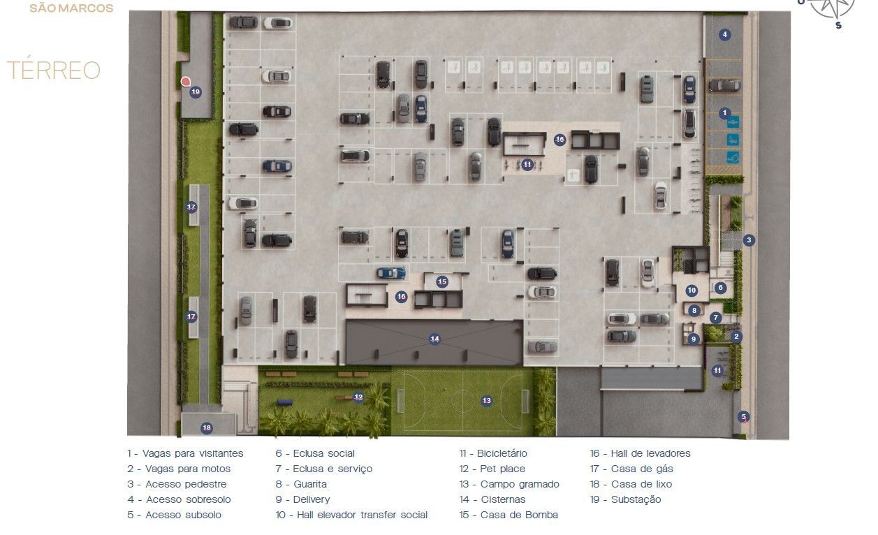 Apartamento de 2 quartos, 68m² no bairro Ponta do Farol, em São Luís | Eu Corretor