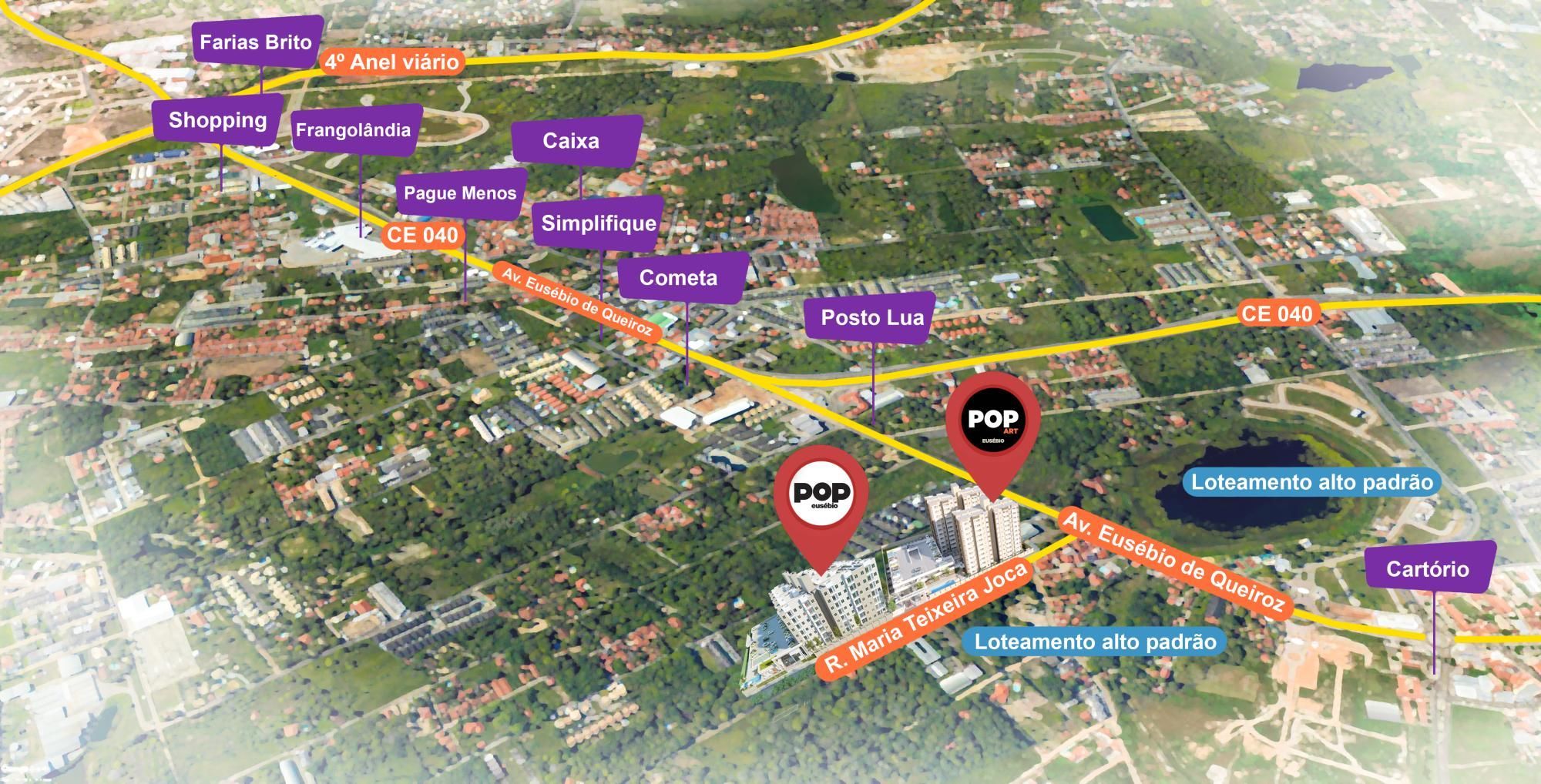 Apartamento de 3 quartos, 60m² no bairro Pedras, em Eusébio | Eu Corretor