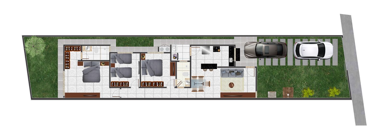 Casa, 2 quartos, 71 m² - Foto 8