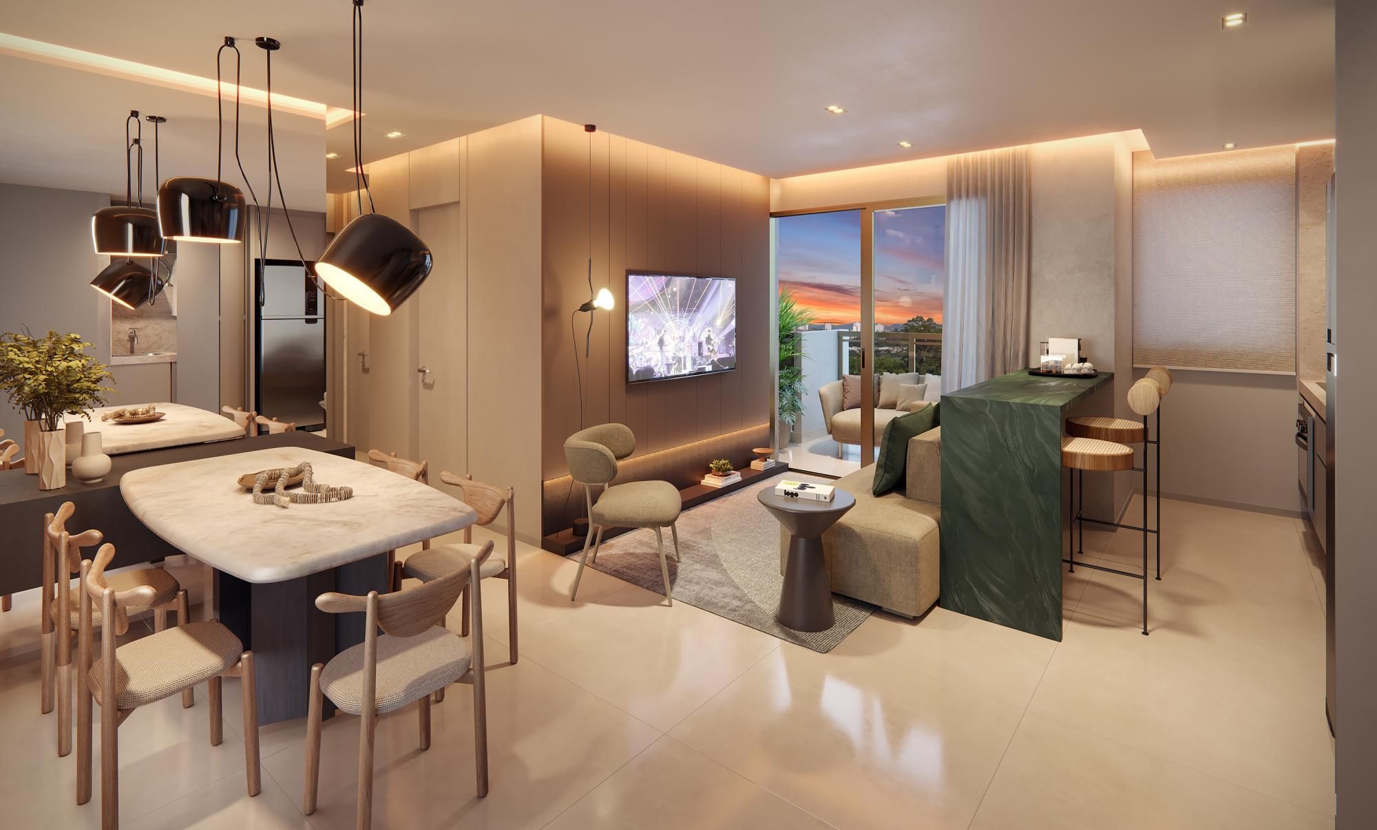 Apartamento de 3 quartos, 121m² no bairro Engenheiro Luciano Cavalcante, em Fortaleza | Eu Corretor