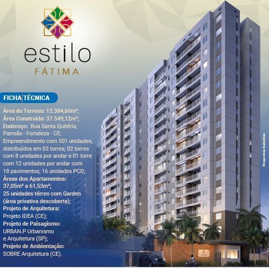 Apartamento de 2 quartos, 52m² no bairro Parreão, em Fortaleza | Eu Corretor