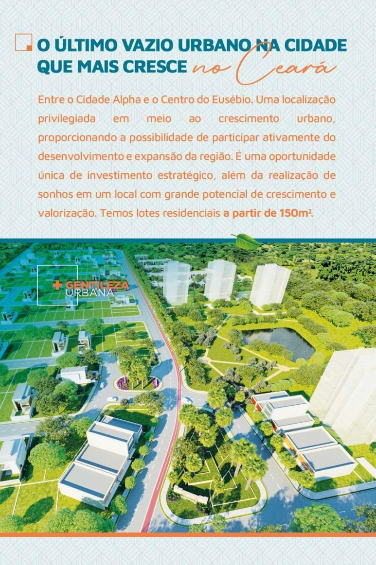Lote/Terreno de 165m² no bairro Coité, em Eusébio | Eu Corretor