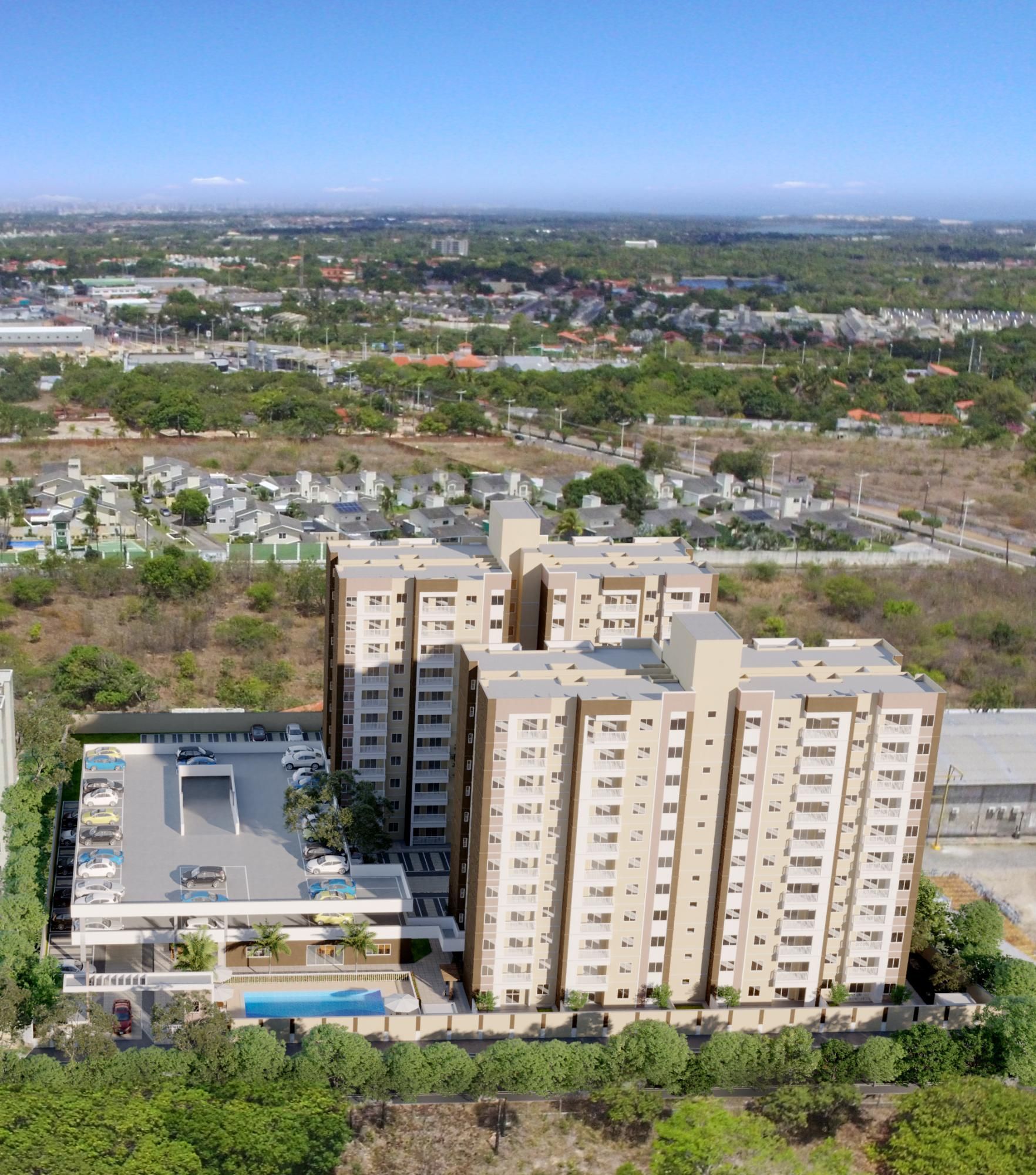Apartamento de 3 quartos, 60m² no bairro Pedras, em Eusébio | Eu Corretor