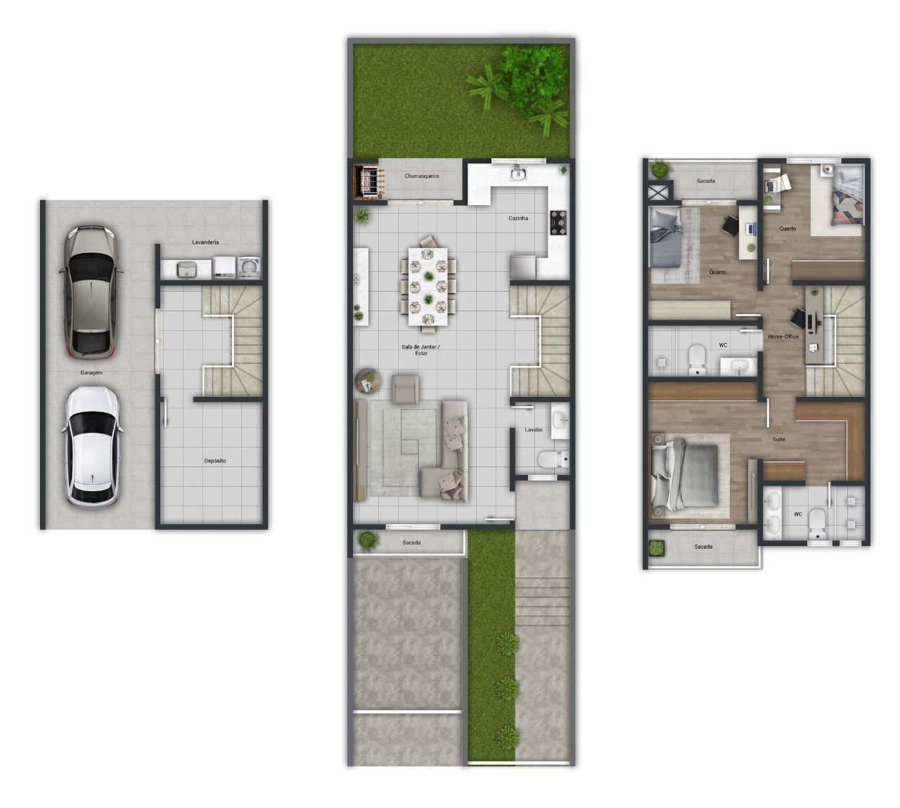 Sobrado, 3 quartos, 125 m² - Foto 3