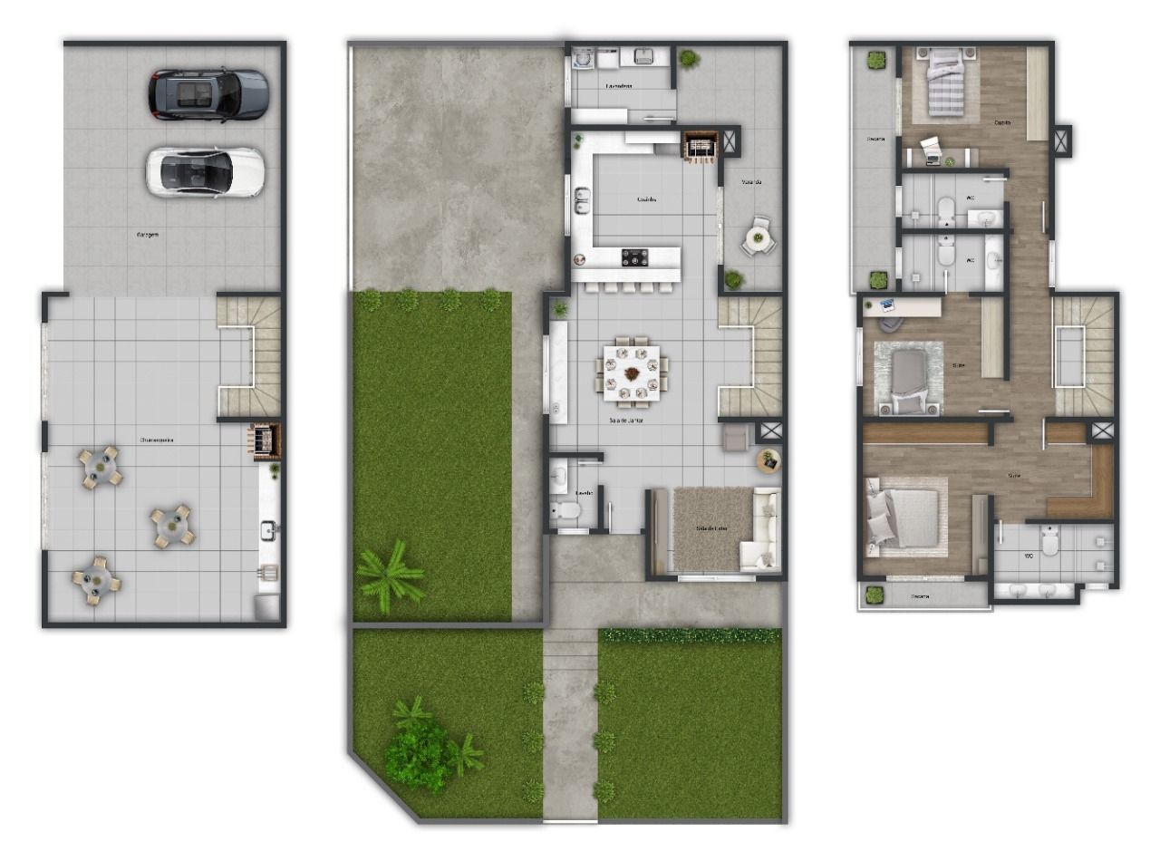 Sobrado, 3 quartos, 125 m² - Foto 4