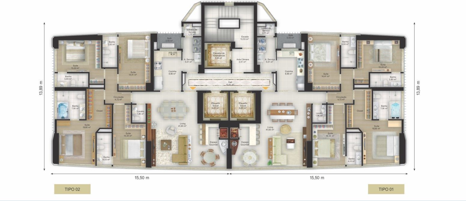 Apartamento, 4 quartos, 171 m² - Foto 5
