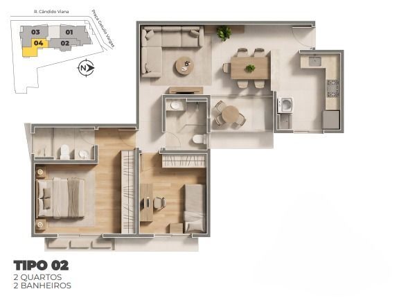 Foto 4 — Lançamento! Apartamentos na planta no centro de Pedro Leopoldo