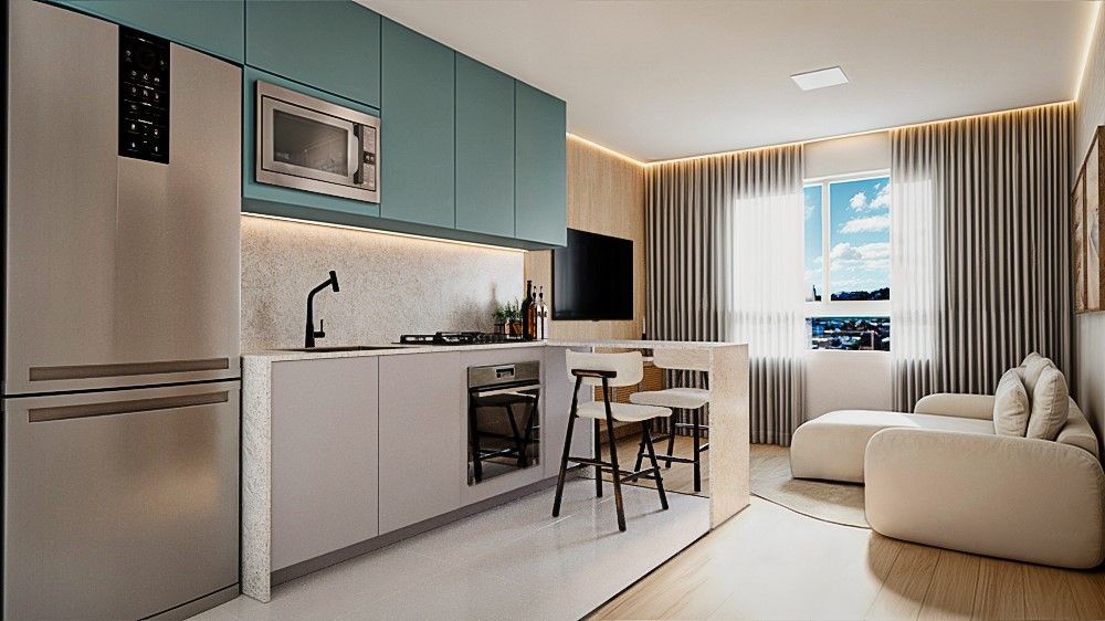 Apartamento, 1 quarto, 29 m² - Foto 1