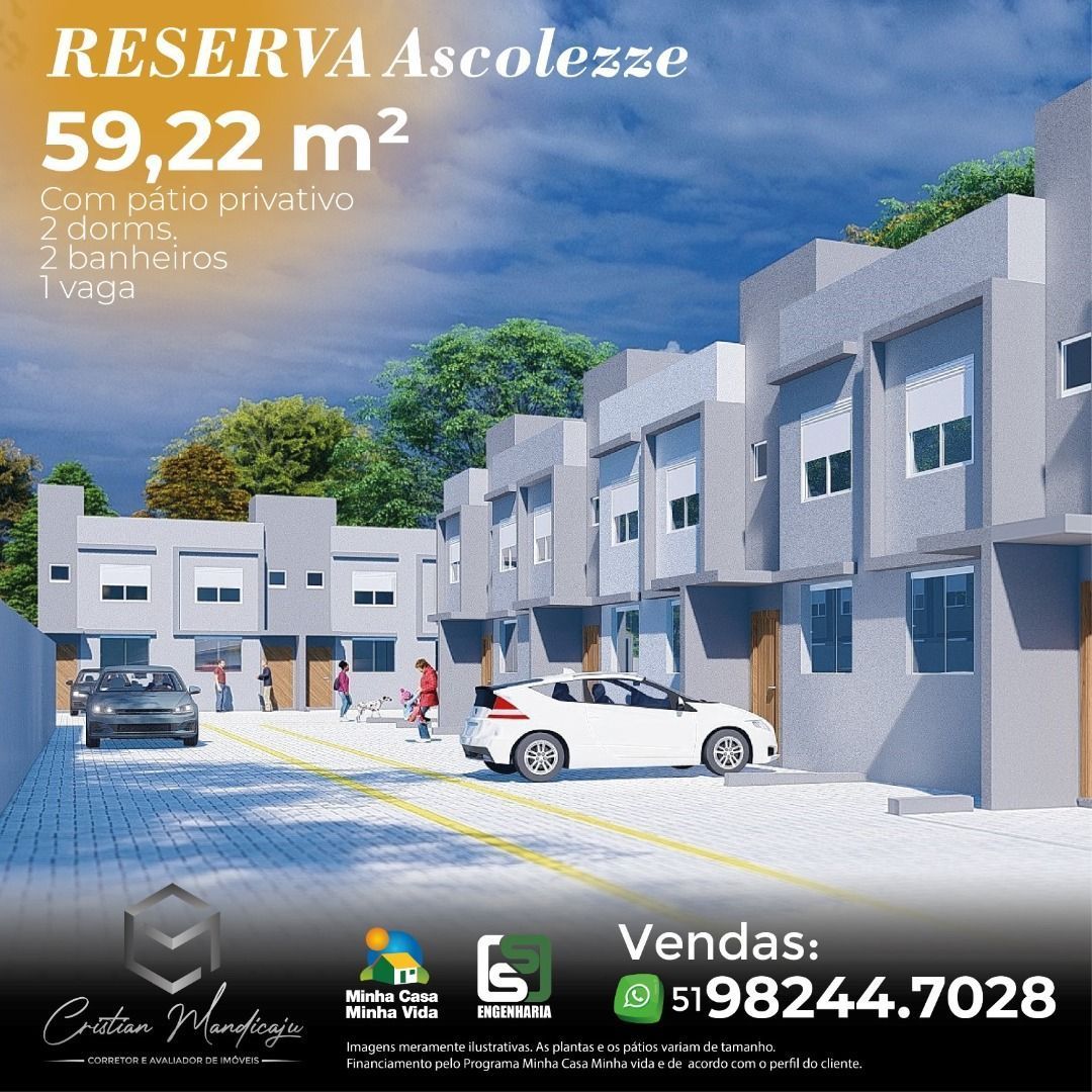 Casa, 2 quartos, 59 m² - Foto 1