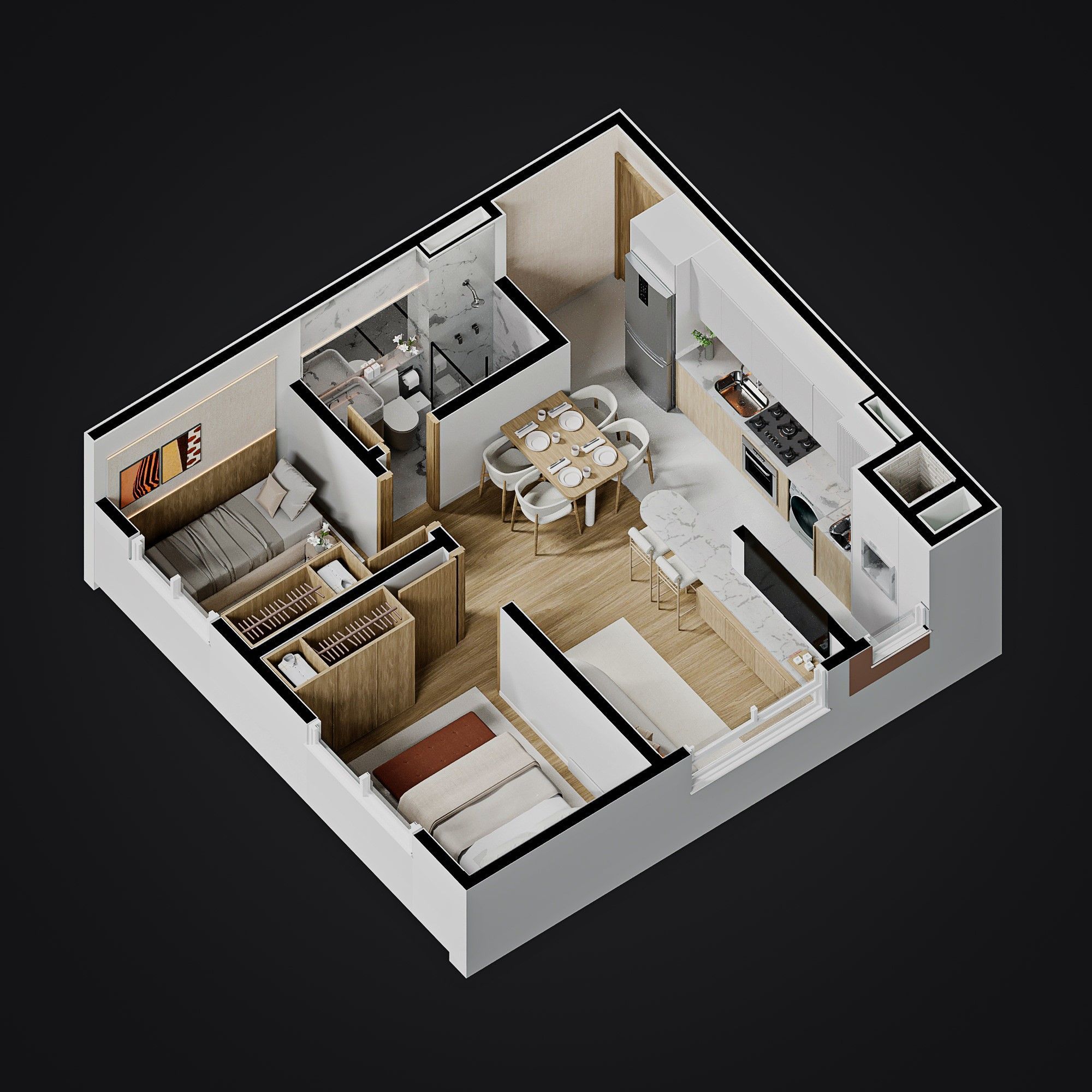 Apartamento, 2 quartos, 36 m² - Foto 6