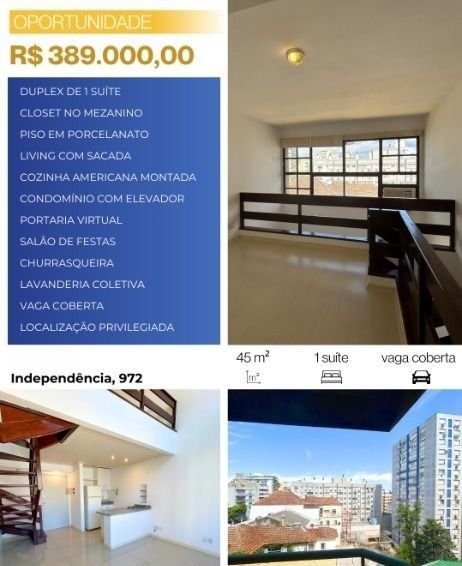 Apartamento, 1 quarto, 45 m² - Foto 1