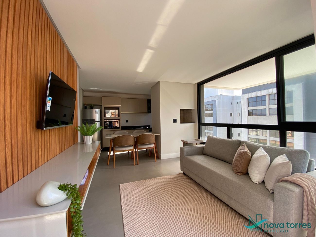 Apartamento com 2 dormitórios na Praia da Cal em Torres-RS