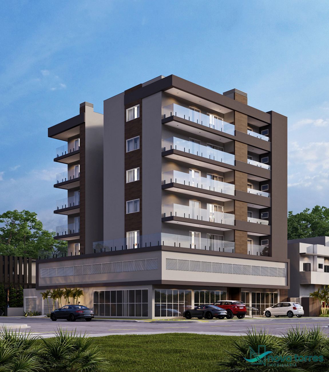 Apartamento com 3 dormitórios em Passo de Torres - SC