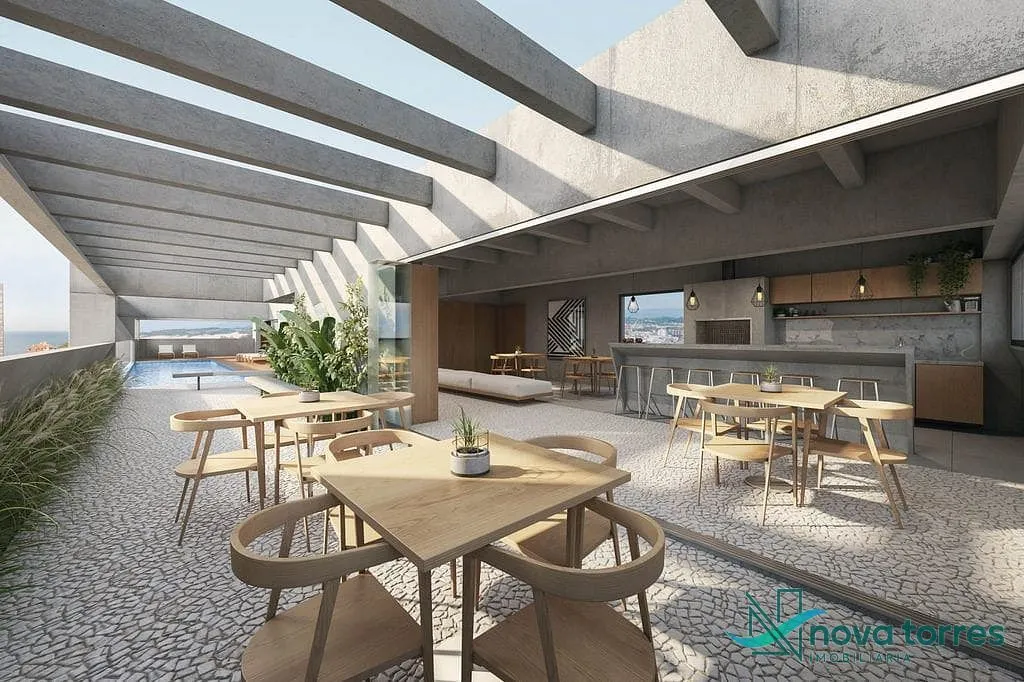 Apartamento com 2 dormitórios no Centro de Torres-RS