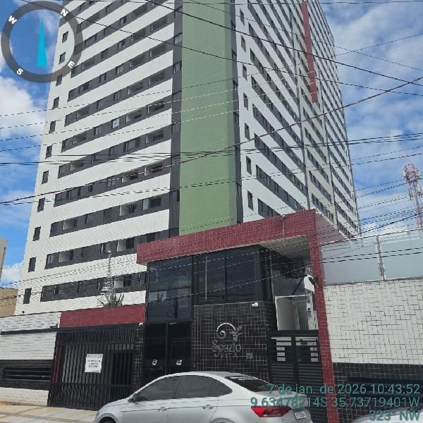 Apartamento de 86,24 m² em Maceió/AL.