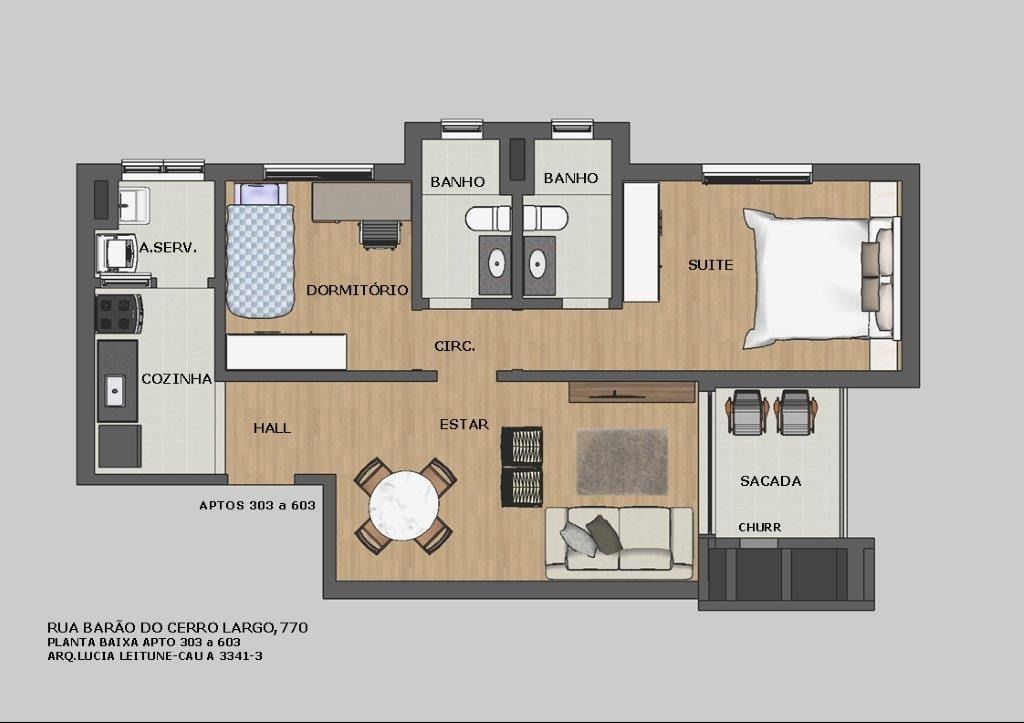Apartamento 2 quartos à venda, 66m², Menino Deus - Porto Alegre — foto 4