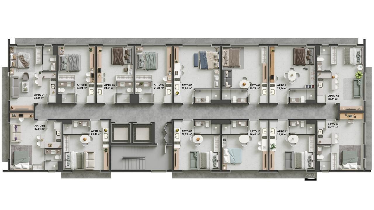 Apartamento 1 quartos à venda, 24m², Cristo Redentor - Porto Alegre — foto 2