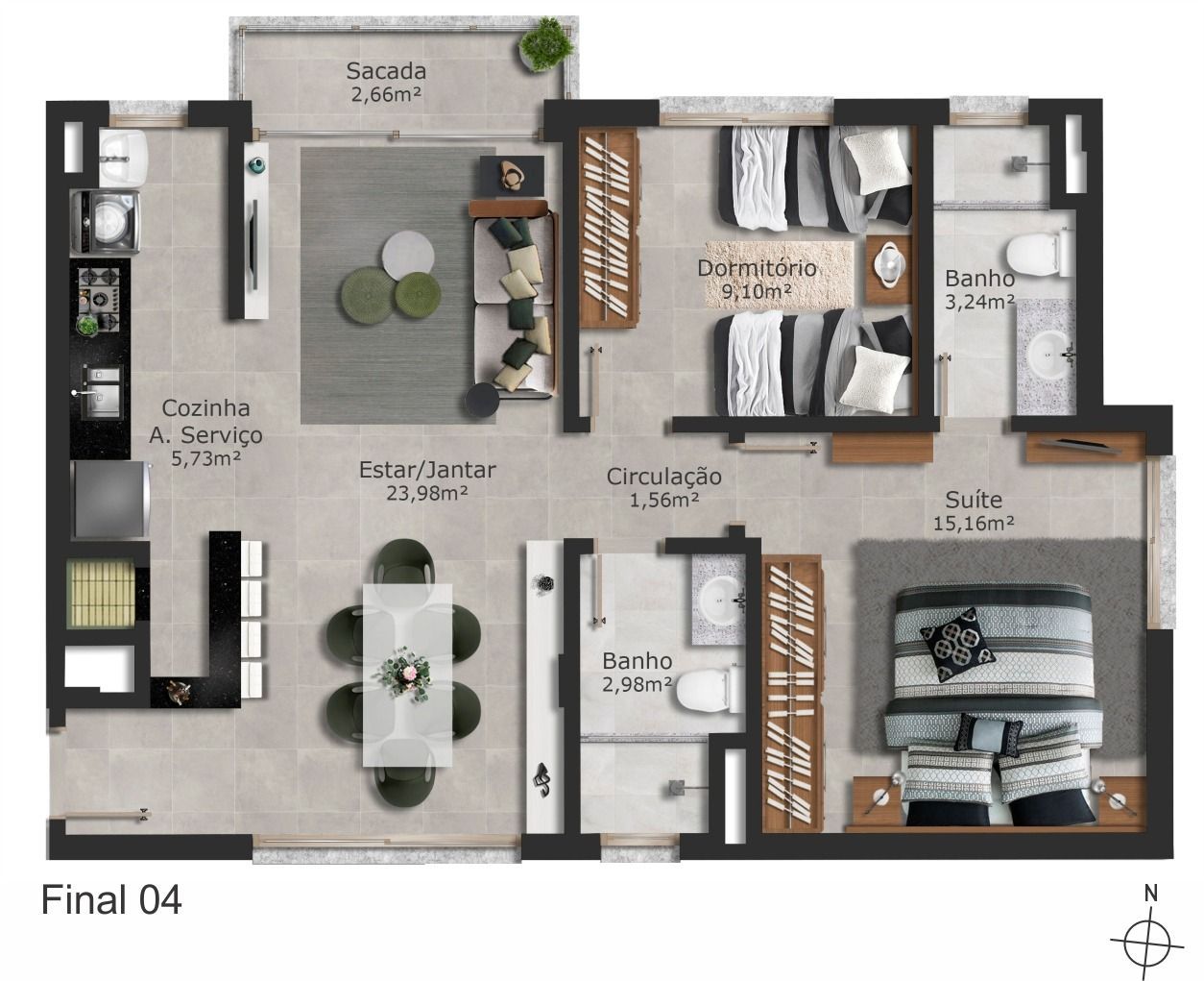 Apartamento 2 quartos à venda, 74m², Passo da Areia - Porto Alegre — foto 5