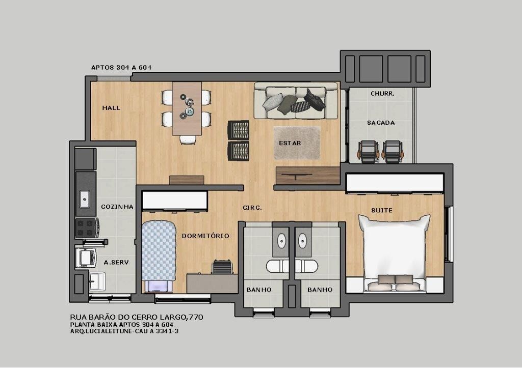 Apartamento 2 quartos à venda, 66m², Menino Deus - Porto Alegre — foto 5