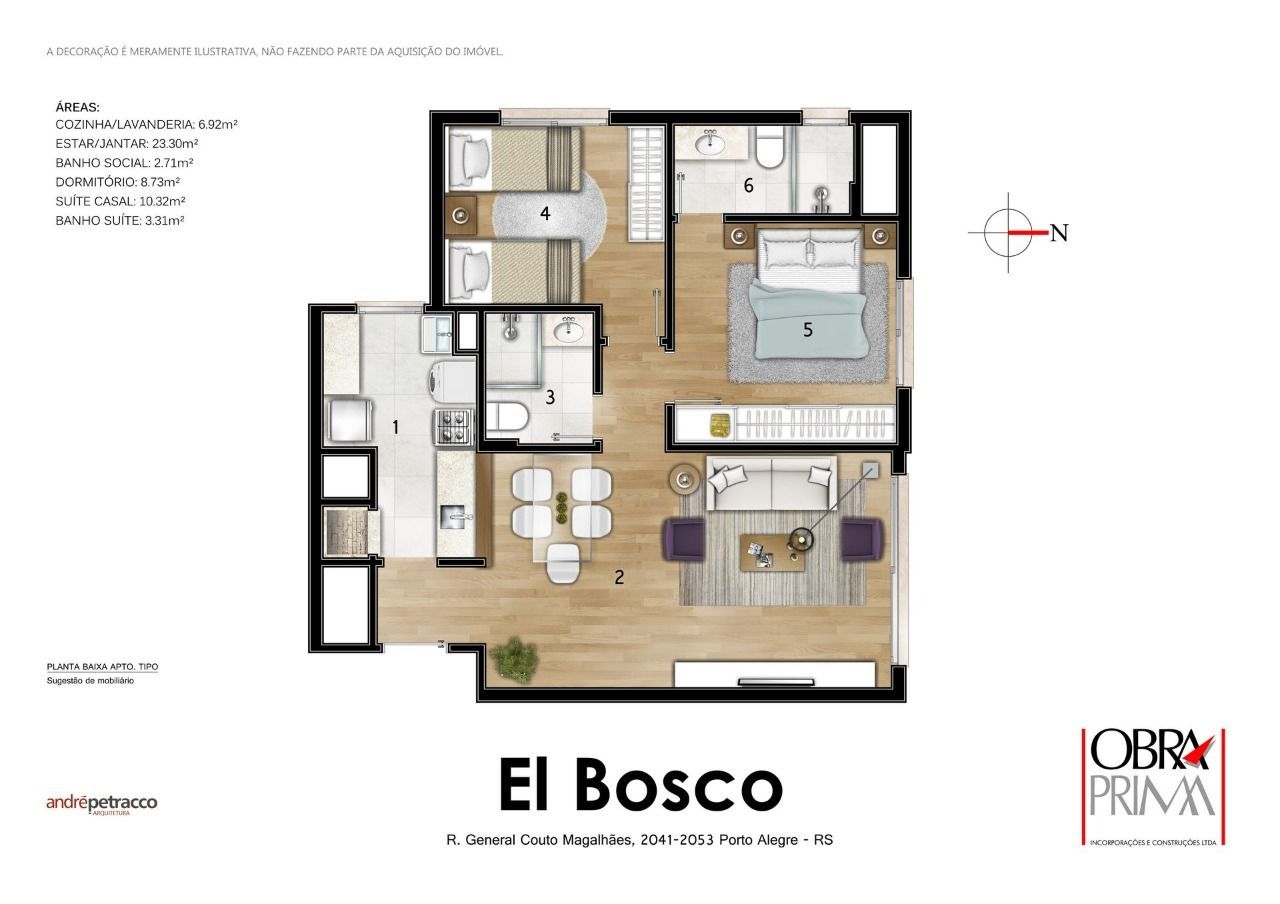Apartamento 2 quartos à venda, 66m², São João - Porto Alegre — foto 2