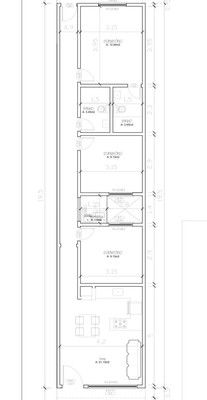 Casa 3 quartos à venda, 85m², Mário Quintana - Porto Alegre — foto 4