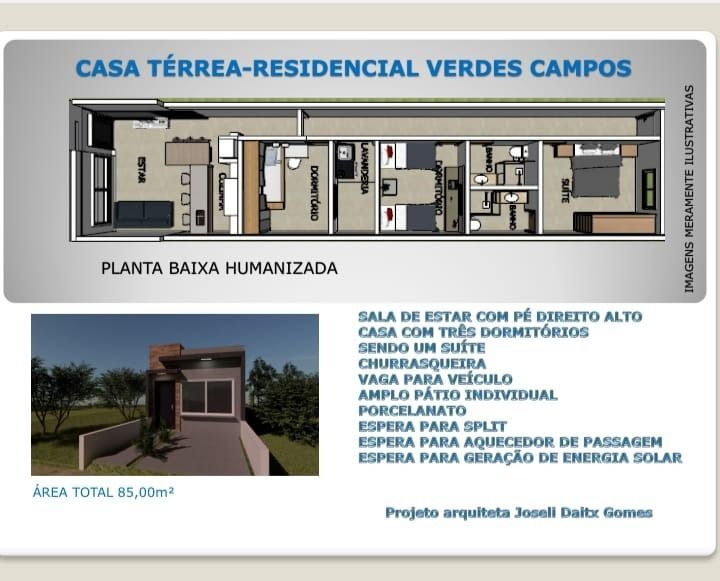 Casa 3 quartos à venda, 85m², Mário Quintana - Porto Alegre — foto 3